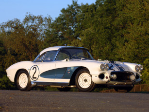 Картинка corvette c1 fuel injection le mans автомобили