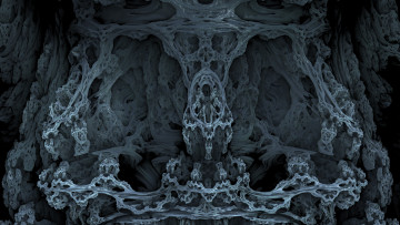 Картинка 3д графика fractal фракталы абстракция