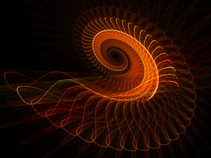 Картинка 3д графика fractal фракталы узор цвет фон