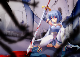 Картинка аниме mahou shoujo madoka magika miki sayaka magica