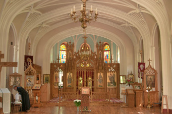 Картинка интерьер убранство роспись храма храм