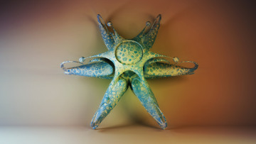 Картинка 3д графика fractal фракталы фон узор