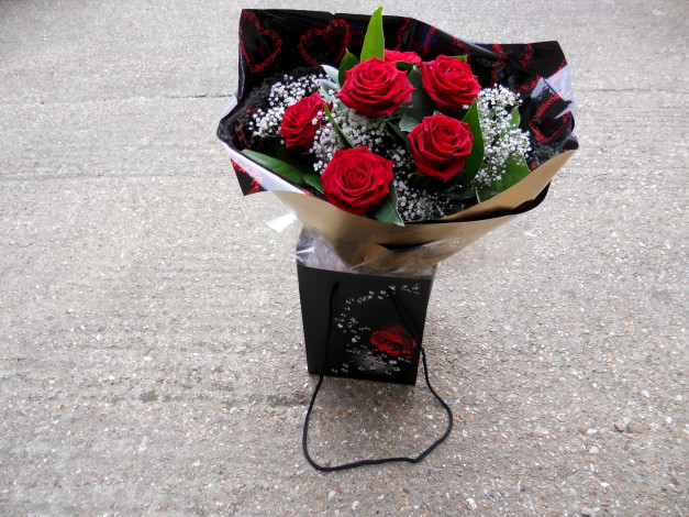 Обои картинки фото цветы, розы, букет