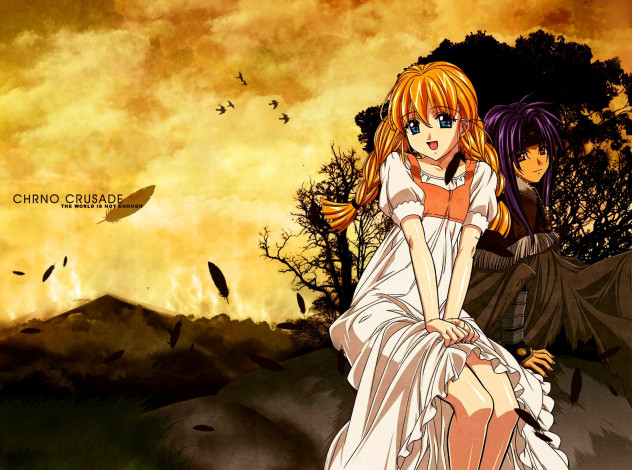 Обои картинки фото аниме, chrno, crusade, chrono
