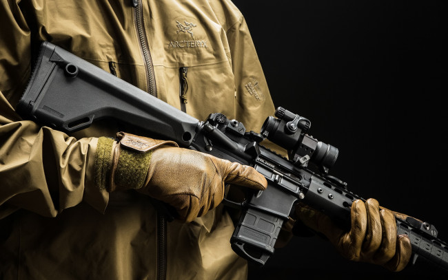 Обои картинки фото оружие, винтовки, прицеломприцелы, m4