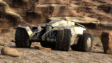 Картинка автомобили 3д камни