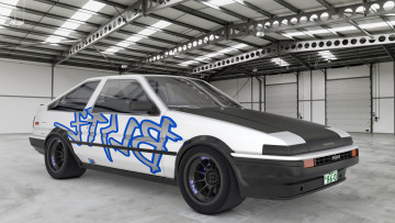 Картинка автомобили 3д trueno toyota