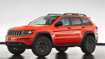 Картинка автомобили jeep концепт grand cherokee джип красный
