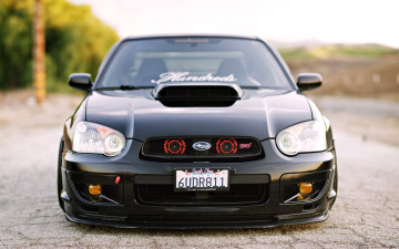 Картинка автомобили subaru фары