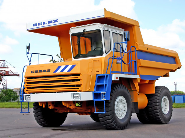 Обои картинки фото техника, строительная, мощь, белаз, карьер, самосвал