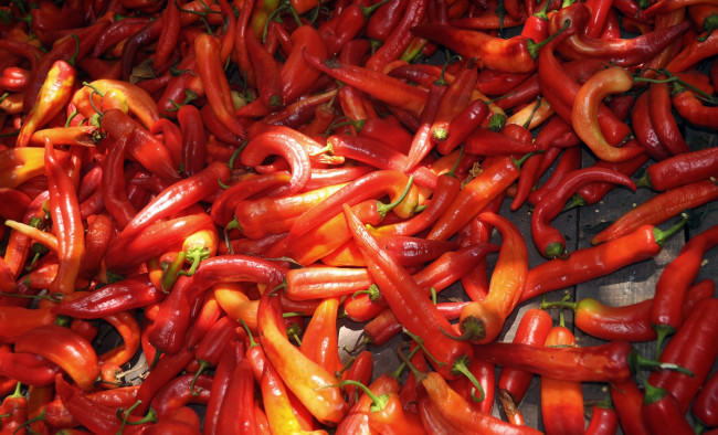 Обои картинки фото еда, перец, стручки