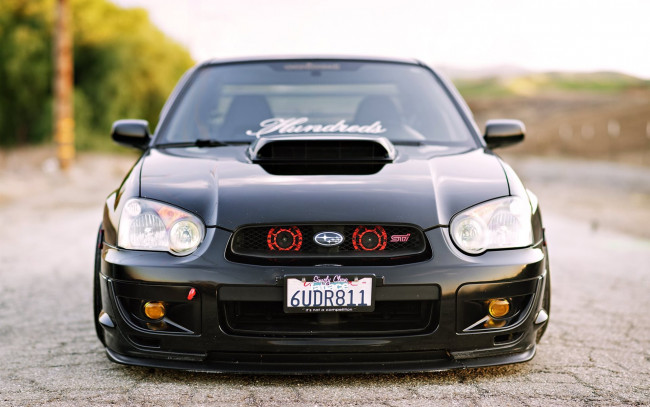 Обои картинки фото автомобили, subaru, фары