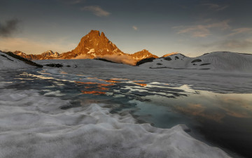 Картинка природа горы вечер гора пейзаж igor galarza