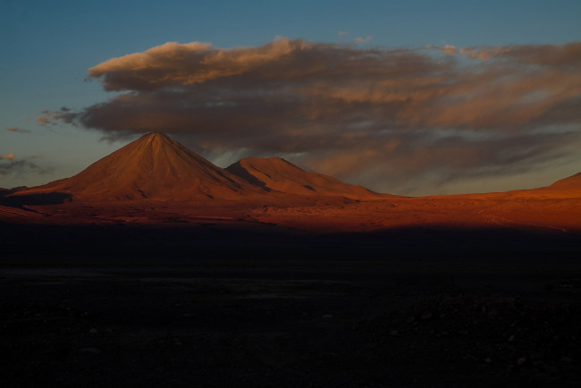 Обои картинки фото природа, горы, вечер, облако, небо, igor, galarza