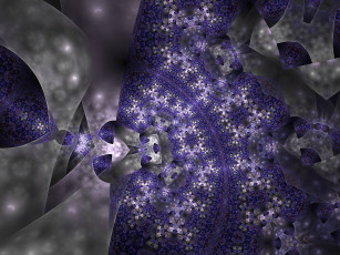 Картинка 3д+графика фракталы+ fractal узор фон цвета