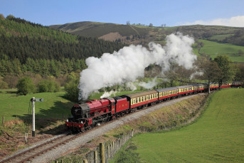 Картинка техника паровозы паровоз дорога рельсы железная