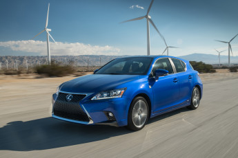 Картинка автомобили lexus синий 2014г f-sport ct 200h