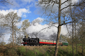 Картинка техника паровозы дорога рельсы железная паровоз