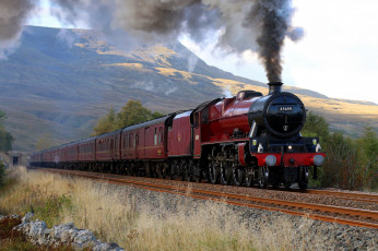 Картинка техника паровозы рельсы дорога железная паровоз