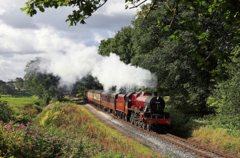 Картинка техника паровозы паровоз дорога железная рельсы