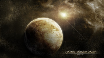 Картинка космос арт планеты галактика вселенная