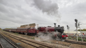 Картинка техника паровозы рельсы дорога железная паровоз