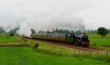 Картинка техника паровозы паровоз рельсы дорога железная