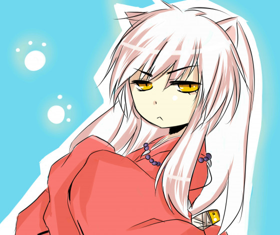 Обои картинки фото разное, арты, арт, инуяша, малышь