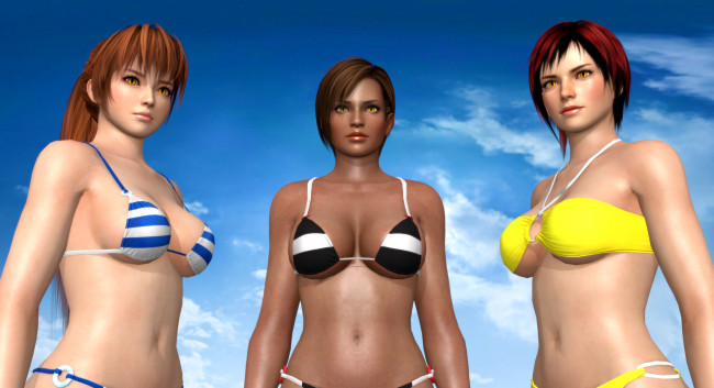 Обои картинки фото 3д графика, люди , people, девушки, фон, взгляд