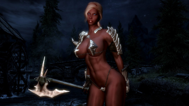 Обои картинки фото 3д графика, фантазия , fantasy, девушка, взгляд, фон, оружие