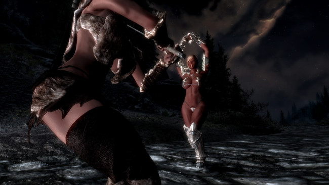 Обои картинки фото 3д графика, фантазия , fantasy, девушки, взгляд, фон, оружие