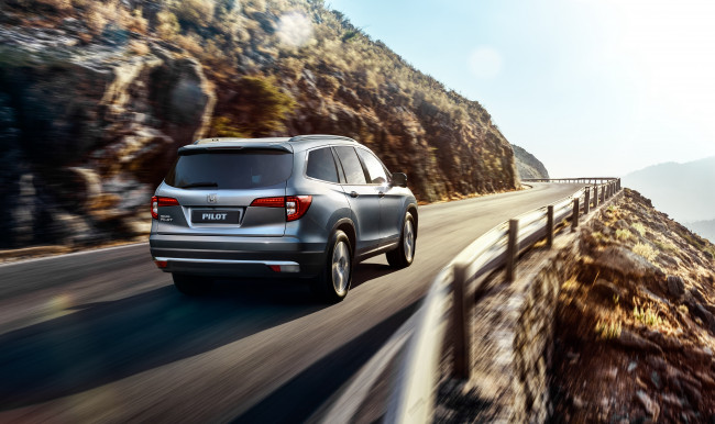 Обои картинки фото автомобили, honda, pilot, cis-spec, 2015г