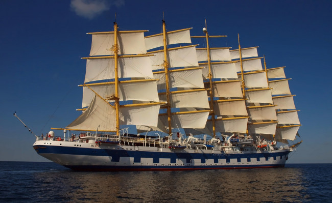 Обои картинки фото royal clipper, корабли, парусники, клиппер