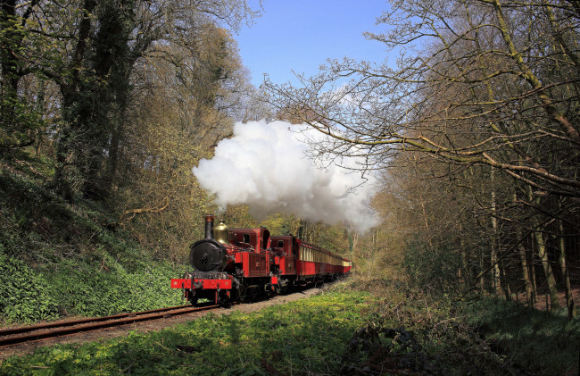 Обои картинки фото техника, паровозы, рельсы, дорога, железная, паровоз