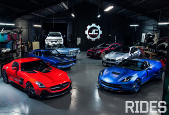 Картинка автомобили разные+вместе rides