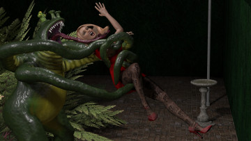 Картинка 3д+графика фантазия+ fantasy цветок фон взгляд девушка