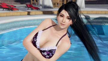 обоя 3д графика, люди , people, девушка, взгляд, фон