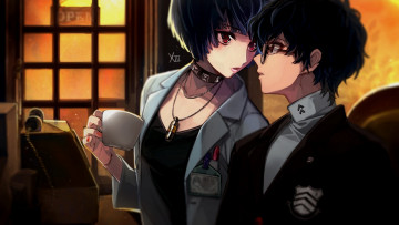 Картинка аниме persona двое