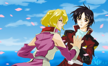 Картинка аниме mobile+suit+gundam фон девушка взгляд