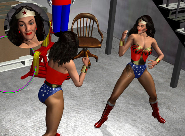 Обои картинки фото 3д графика, фантазия , fantasy, драка, фон, взгляд, девушки