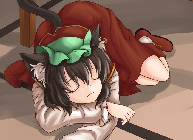 Обои картинки фото аниме, touhou, девушка, взгляд, фон