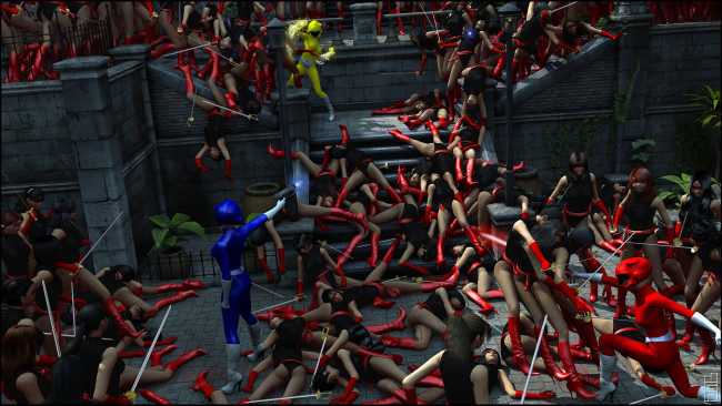 Обои картинки фото 3д графика, фантазия , fantasy, девушки, фон, взгляд