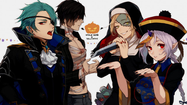 Обои картинки фото аниме, closers