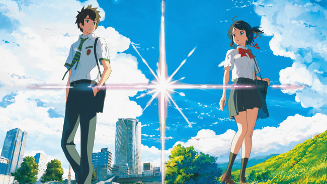 Обои картинки фото аниме, kimi no na wa, персонаж