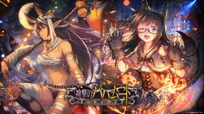 Обои картинки фото аниме, shingeki no bahamut, девушки