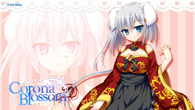 Обои картинки фото corona blossom, аниме, девушка, взгляд, фон