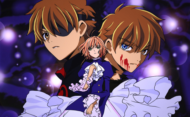 Обои картинки фото аниме, tsubasa reservoir chronicles, фон, взгляд, девушка