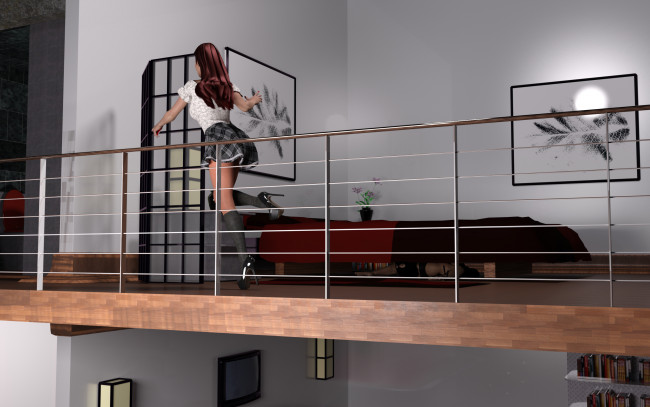 Обои картинки фото 3д графика, люди , people, фон, взгляд, девушка