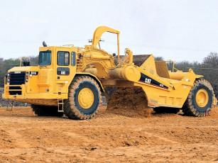 обоя техника, строительная техника, авто, caterpillar, cat, 631g, scraper, катерпиллер, спецтехника
