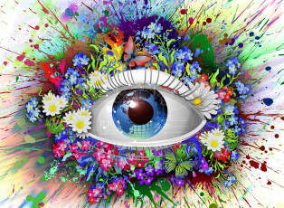 Картинка векторная+графика другое+ other eyes colors magic